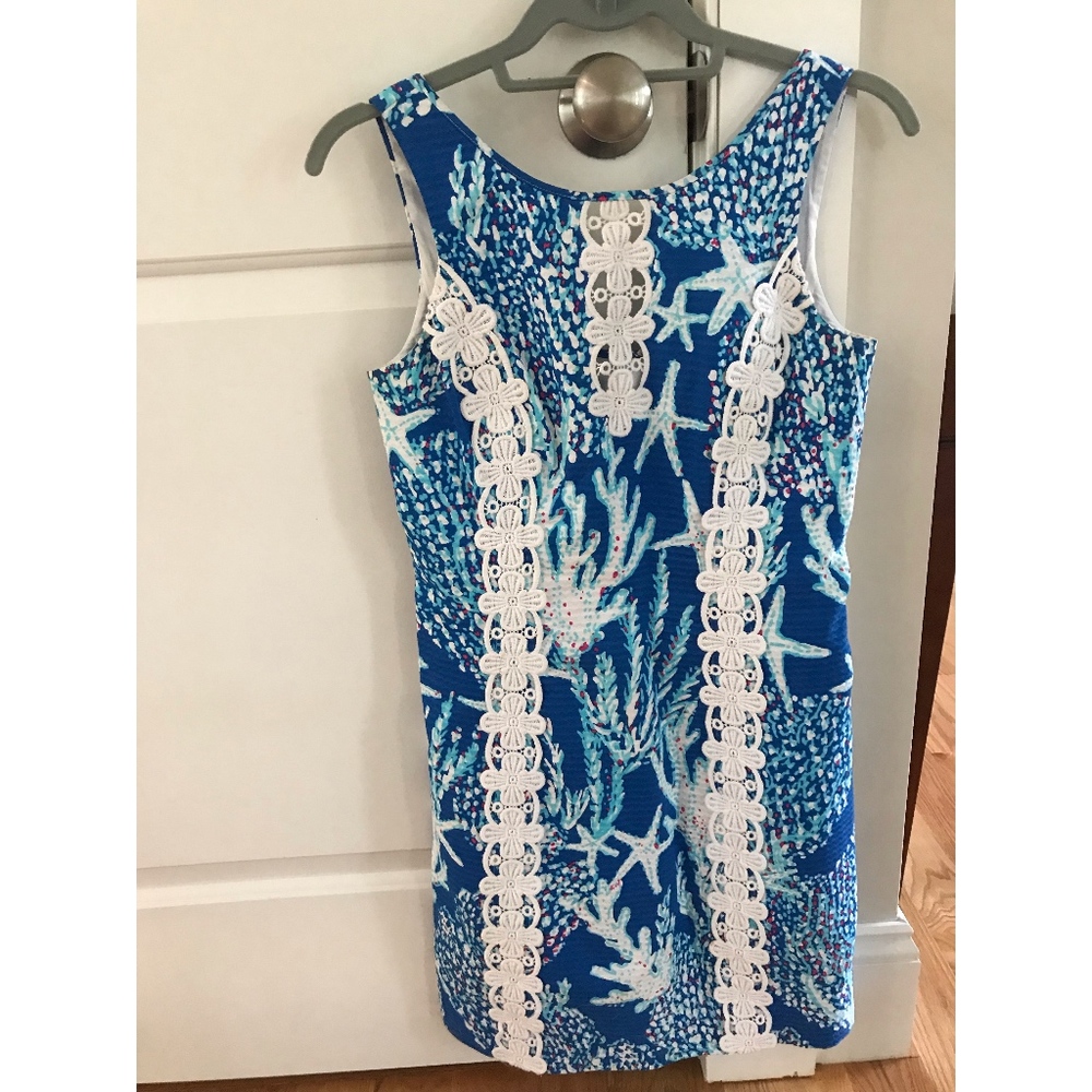 Lilly Pulitzer Shift Dress: Starfish and Coral